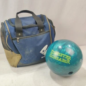 15 Pfund 10 Unzen Brunswick Monster Screamer Bowlingkugel mit Braunschweig Tasche - Bild 1 von 11