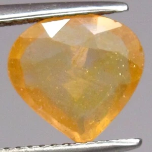 SCHREIEN! 4,13ct. Ultra 100%Natural Gold Yellow Sapphire Tanzania PS/10x9mm. - Bild 1 von 4