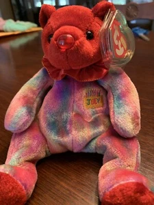 TY Beanie Baby - JULY the Birthday Bear (7.5 inch) - MWMTs Stuffed Animal Toy - Picture 1 of 5