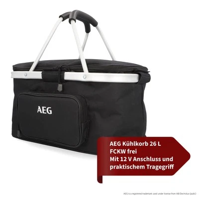 Kühlkorb AEG KS26 12V 26 Liter Kühlbox Kühltasche Camping Isolierbox - Bild 1 von 4