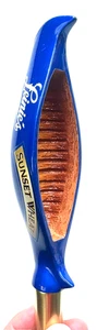 LEINENKUGEL'S - LEINIE'S - SUNSET WHEAT - BEER TAP HANDLE (CANOE) SHORTY 8" - Picture 1 of 4