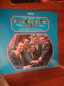 The Best of THE BLACKWOOD BROTHERS Quartet Vinyl LP Orange Label Deep Groove - Picture 1 of 4