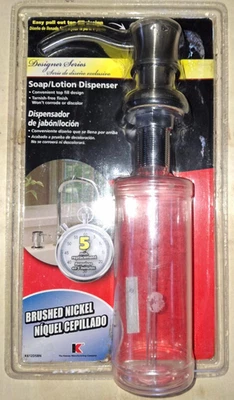 Dispensador de Jabón Montado Acabado Níquel Cepillado K612DSBN Nuevo Repuesto Foto 1 de 3