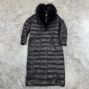 Michael Michael Kors Mantel Damen Medium Schwarz Daunen Puffer Kunstfellkragen Lang - Bild 1 von 12