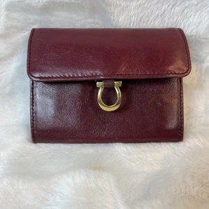Vintage Aigner Wallet Oxblood Red - Picture 1 of 8