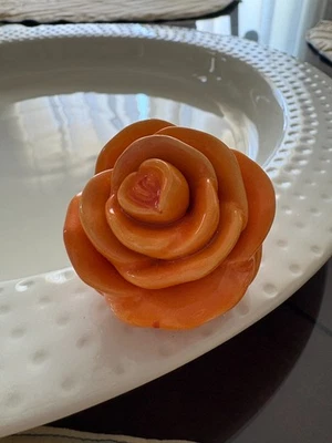 Nora Fleming Mini Ranunculus Orange You Happy A131 retirado Foto 1 de 4