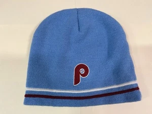 Philadelphia Phillies - Beanie Hat Cap - Blue - Cabrini College - Picture 1 of 2