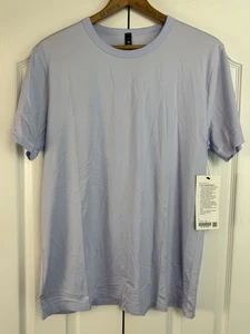 Lululemon The Fundamental Herren Größe Large Lavendel Rundhalsausschnitt T-Shirt Fitnessstudio Training - Bild 1 von 8