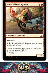 Magic the Gathering MTG Rivals of Ixalan Sun-Collared Raptor #118 Buy 2 Get 1 - Picture 1 of 2