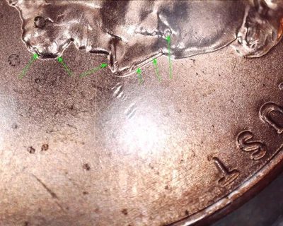 2025-P 🔥 Doubled Die NEW VARIETY 2025 P  DDO - 'Y', Under Nose, Eye, Chin - Image 1 of 2