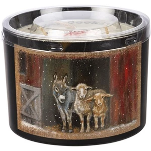 Snowy Farm Family 14 oz Sugar Cookie Scented Jar Candle - Picture 1 of 6