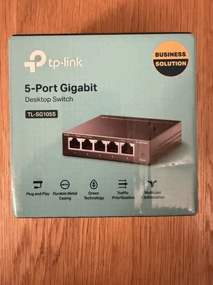 TP-Link 5-Port Gigabit Desktop Switch TL-SG105S - Image 1 of 4