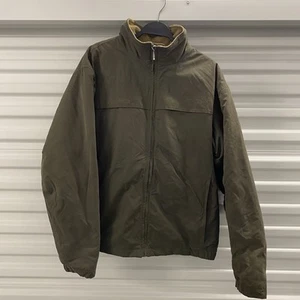 Chaqueta Columbia Para Hombre Grande Marrón Cremallera Completa Bolsillos Ventilados Exterior Informal - Imagen 1 de 4