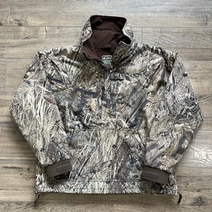 Drake Waterfowl Mossy Oak Duckblind Duck Hunting 1/2 Zip Insulated Jacket Large - Picture 1 of 10
