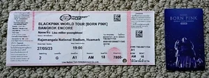 Boleto y tarjeta de concierto 2023 BLACKPINK World Tour Born Pink Bangkok, TAILANDIA - Imagen 1 de 2