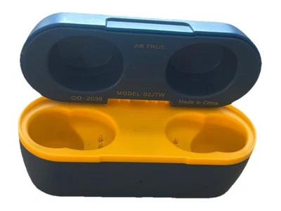 Auriculares inalámbricos Skullcandy JIB True S2JTW azul y amarillo estuche de carga Foto 1 de 4