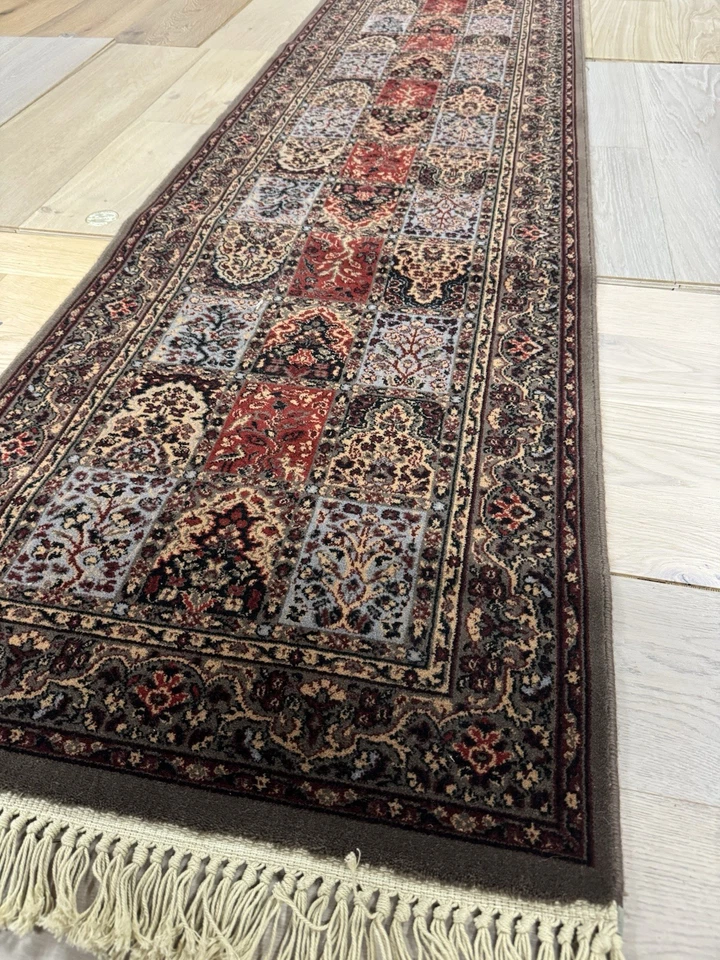 Alfombra antigua Couristan Gem Collection Nian 2'2x9'3 100 % lana:NUEVA:: Foto 1 de 4