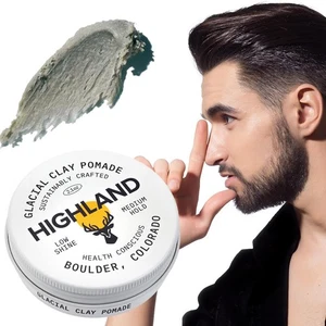 ☆Highland Glacial Hair Clay Pomade - Award Winning Hair Styling Clay - 60g - Picture 1 of 9