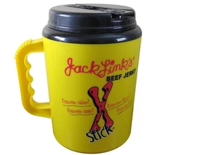 Jack Links gelb isoliert Chug a Jug Beef Jerky Promo Getränk Behälter - Bild 1 von 5