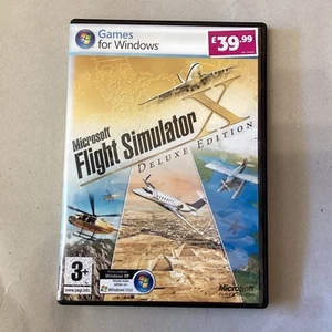 ⭐Microsoft Flight Simulator X DELUXE EDITION⭐ PC CD/DVD ROM - PC GAME - Picture 1 of 3