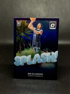 Baloncesto óptico Donruss 2024-25 Rob Dillingham Splash púrpura Prizm inserto #8 - Imagen 1 de 2
