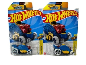 2024 HOT WHEELS #200 - Car-De-Asada (Case L Treasure Hunt - Long Card) Lot Of 2 - Picture 1 of 8