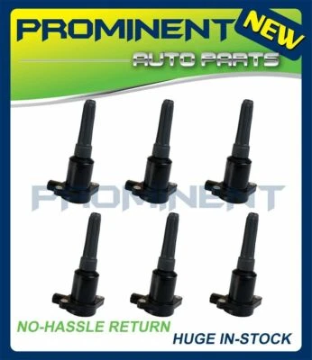 Juego de 6 bobinas de encendido para 1995-1997 Jaguar Vanden Plas XJ6 XJR XJS UF384 Foto 1 de 4