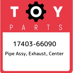 17403-66090 Toyota Pipe assy, exhaust, center 1740366090, New Genuine OEM Part - Bild 1 von 1