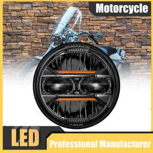 For Harley FXDF, FXDL, FXDC,FXDB, FXD35, FXDSE, FXD 5.75" LED Headlight Hi/Lo - Imagen 1 de 8