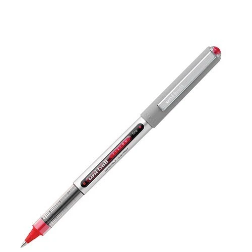 Uni-ball Vision Rollerball Pen 0.7mm Fine Point Red Ink Office School Home - Image 1 of 1