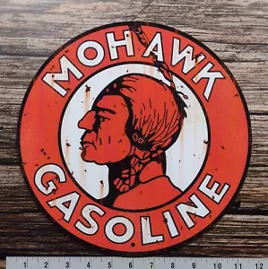 Vintage Reproduction Mohawk Gasoline sign - Picture 1 of 2