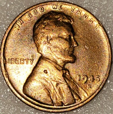 1945 S Double Die Lincoln Wheat Cent RPM - Image 1 of 4