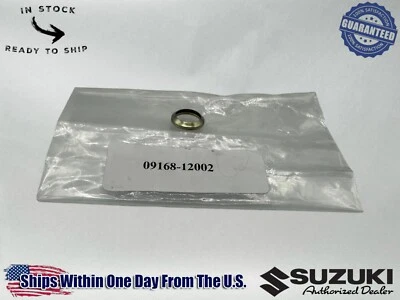 Arandela de aplastamiento de tapón de drenaje Suzuki genuina OEM auténtica 12 mm 09168-12002 Foto 1 de 4