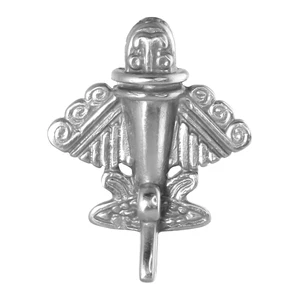 Quimbaya Flyer #9 preColumbian .950 Silver 1" Lapel Pin | Across The Puddle - Picture 1 of 4