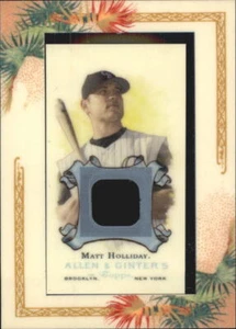 A9897- 2006 Topps Allen Y Ginter Reliquias #MH Matt Holliday F Jersey - NM-MT - Imagen 1 de 2