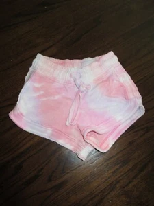 Dreamsicle Kids Pink, Purple, and White Tie-Dye Shorts (Size: S) - Picture 1 of 3