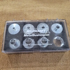 Milescraft Metal Bushing Set - Router Template Guide Set (10-Piece) + box - Picture 1 of 4