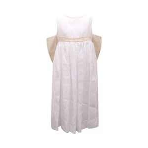3272AR abito bimba LA STUPENDERIA girl kids linen dress - Picture 1 of 4