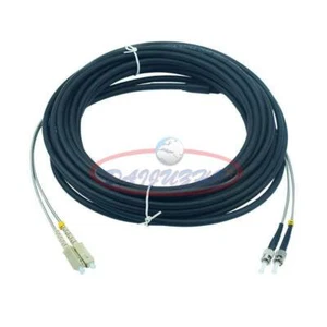 30M Outdoor Field Fiber Patch Cord SC-ST MM Multi-Mode Duplex Fiber Optic Cable - Picture 1 of 5