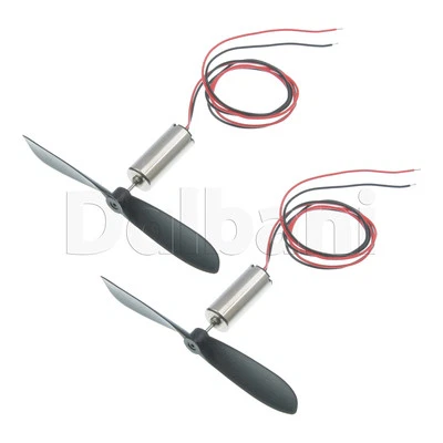 New Dual 48000 RPM Coreless Motor and Propeller 3.7V RC Drone for Arduino - Image 1 of 3