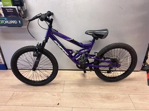 Used Hyper Plush 20" Wheels 12" Purple Kids Front Suspension Frame Junior Bike - Picture 1 of 16