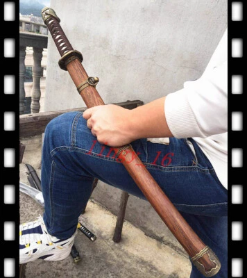  Espada militar Wakizashi Dao Katana afilada 1095 acero al carbono cuchillo sable japonés Foto 1 de 4