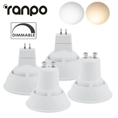 Dimmable LED Spot Light GU10 MR16 7W AC220V White Bulb For Home Office Lighting - Image 1 of 4