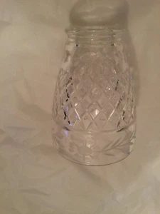 EXCELLENT CONDITION Single Heavy Lead Cut and Etched Crystal Light Shade - 5”T - Picture 1 of 6
