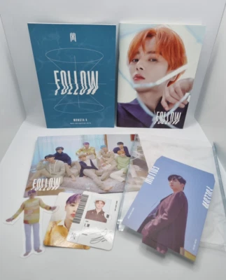K-Pop Monsta X Follow CD Album Version 4 Lyrics Book Photo Cards Poster Rare - Image 1 of 4