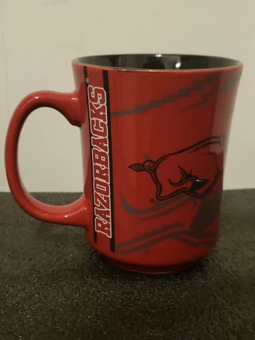 Arkansas Razorbacks Licensed Red Coffee Mug Cup NCAA Cover