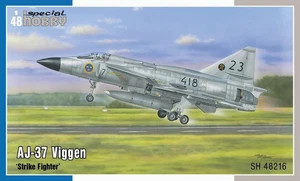 100-SH48216	Special Hobby: AJ-37 Viggen Strike Fighter in 1:48 - Picture 1 of 12
