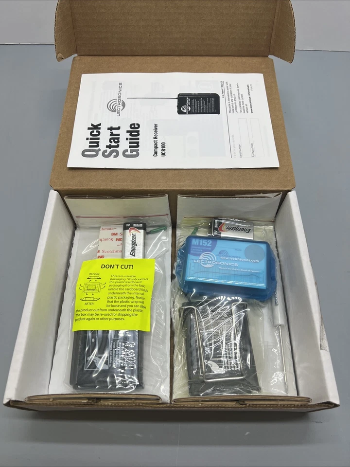 Lectrosonics LECTRO UCR 100 UHF Receiver & Transmitter LMs Block 25 NEW SEALED - Image 1 of 2