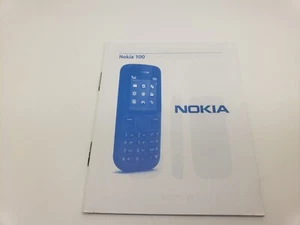 New English Nokia 100 Mobile Phone User Guide Manual 3POSTUK - Photo 1 sur 4