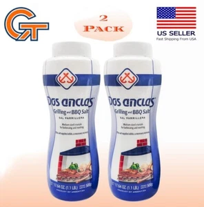 Dos Anclas Sal Parrillera 2 Pack | Grilling and BBQ Salt 17.64 Oz (1.1 LB ) - Picture 1 of 6